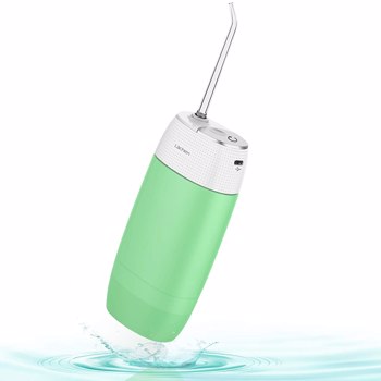 水牙线便携式无绳牙科口腔冲洗器迷你可充电电动牙线，用于清洁牙齿，3 种模式 IPX7 防水，适合家庭旅行办公室牙套和牙桥护理礼物 Lächen