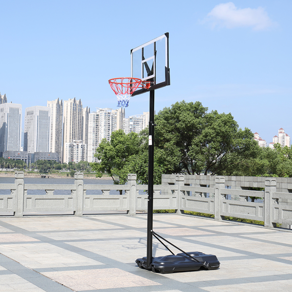 PC透明板 篮框可调节245-305cm 篮球架 成人款 最大适用7#球 N002 LX-B076-20
