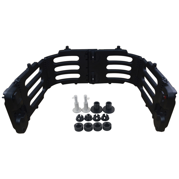 后斗挡板 Stowable Bed Extender Kit Black for Fo-rd F-150 F150 Cab Pickup Part# FL3Z99286A40C FL3Z-99286A40-C 2015 2016 2017 2018 2019 2020-1