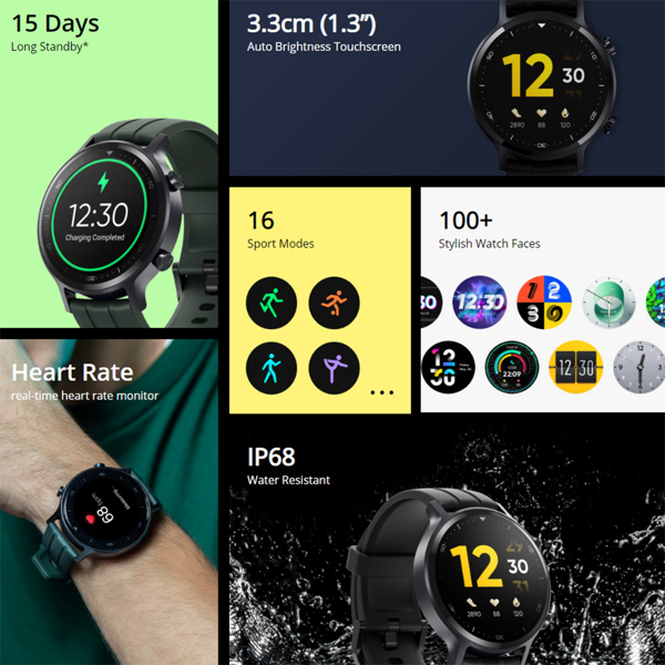 Realme Watch S智能手表黑色-2