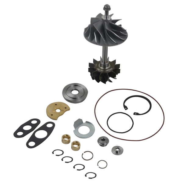 涡轮增压修理包 Compressor Wheel & Shaft & Rebuild Kit for Dodge Ram 2500 3500 2007-2012 68032290AB-5