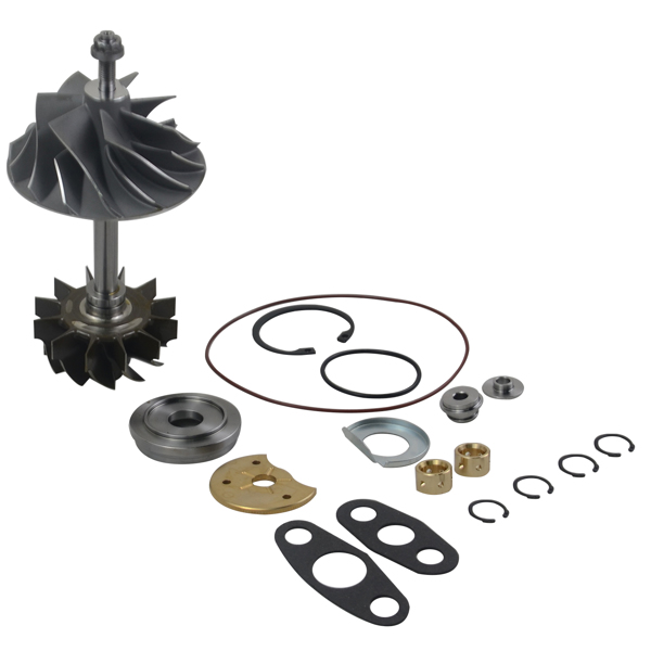 涡轮增压修理包 Compressor Wheel & Shaft & Rebuild Kit for Dodge Ram 2500 3500 2007-2012 68032290AB-6