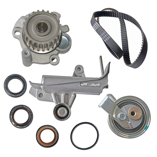 正时皮带水泵修理包 Water Pump+Damper+Roller+Timing Belt+Seals Kit for VW Jetta Audi TT 06A121011L-4