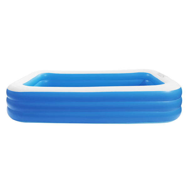 120*72*22in 蓝色 可收纳 充气泳池 壁厚0.4mm PVC 长方体 S001-2