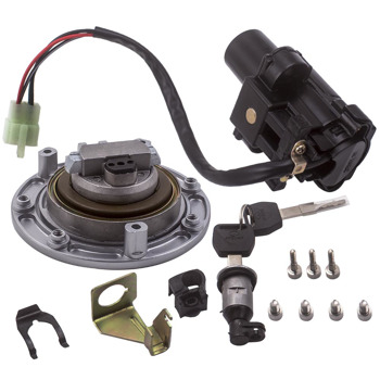 点火开关套件\\nIgnition Switch Fuel Tank Lock Key Set For Honda CBR600RR 2003-2006 For Honda CB400 VTEC 1999-2010
