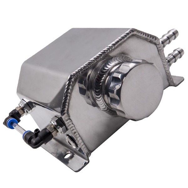 冷却液储液罐 1L Aluminum Radiator Coolant Overflow Bottle Expansion Tank Reservoir Universal-2