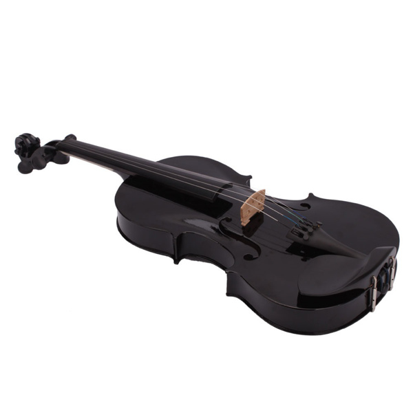 【AM不售卖】Glarry GV100 4/4 实木 黑色 小提琴 S001 德国-6