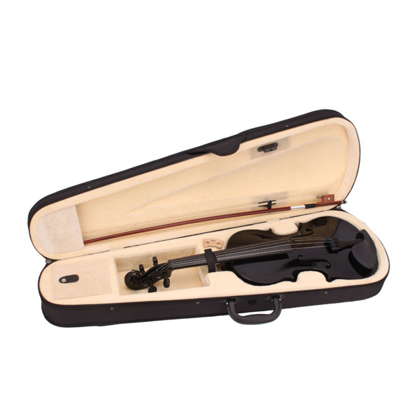 【AM不售卖】Glarry GV100 4/4 实木 黑色 小提琴 S001 德国-3