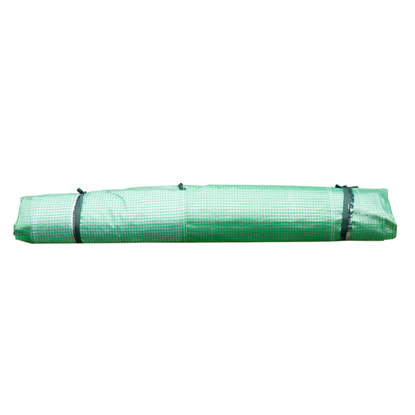 8*6ft PE布花房 喷塑铁管 PE网格布 绿色 可折叠-2