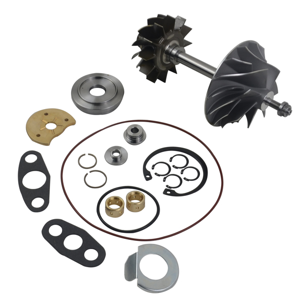 涡轮增压修理包 Compressor Wheel & Shaft & Rebuild Kit for Dodge Ram 2500 3500 2007-2012 68032290AB-3