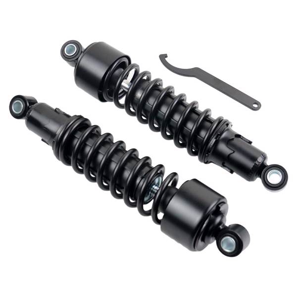 弹簧减震 Black Rear Shocks 11.75" for Harley Sportster FXR Super Glide Iron XL 883 1200-5