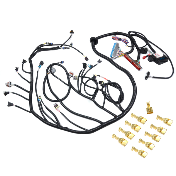 汽车线束 Engine Swap Harness for GM LS LS1 LS6 4.8L 5.3L 6.0L Standalone Wiring Harness-5