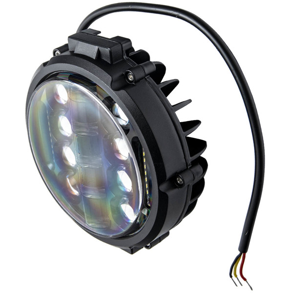 LED灯1x 7"inch 200w Round Off Road DRL LED Work Lights For Jeep Bumper Truck Boat 4WD-2