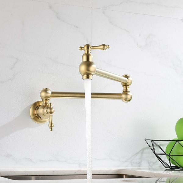 折叠龙头Folding faucet Pot Filler Faucet Wall Mount-1