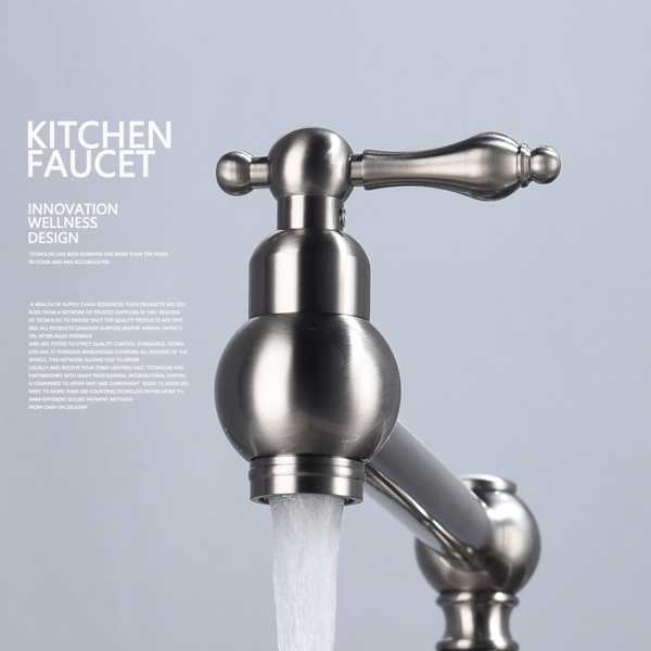 折叠龙头 Folding faucet Pot Filler Faucet Wall Mount-2