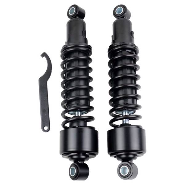 弹簧减震 Black Rear Shocks 11.75" for Harley Sportster FXR Super Glide Iron XL 883 1200-4