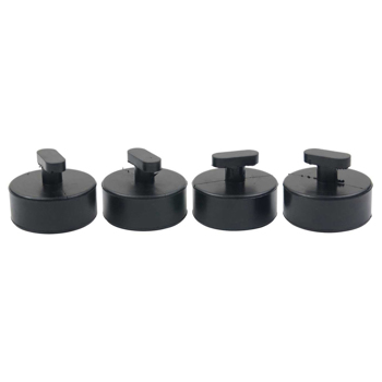 千斤顶橡胶垫 Set of 4 Jack Rubber Pads Black for Chevrolet Standard C6 Coupe 2005-2012