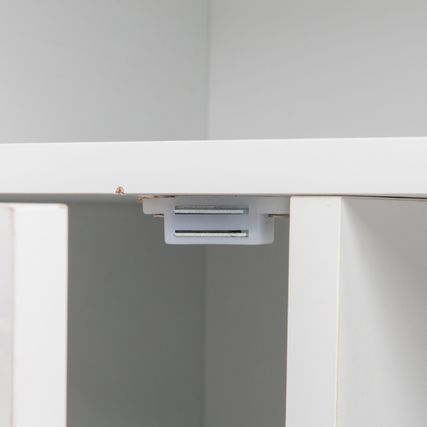 一抽 一层架 双开门 密度板贴PVC 白色 木制文件柜 N001-16