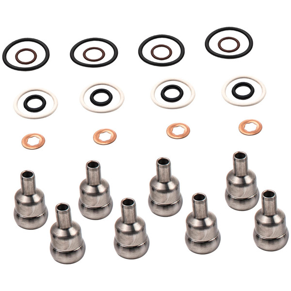 维修套件Oil Rail Leak Repair Kit Tool O-rings & Injector Seal for Ford 6.0L 2003-2010-4