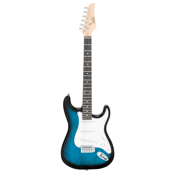 【AM不售卖】Glarry GST 单-单-单拾音器 玫瑰木指板椴木琴身 化蓝色 ST电吉他+音箱套装-1