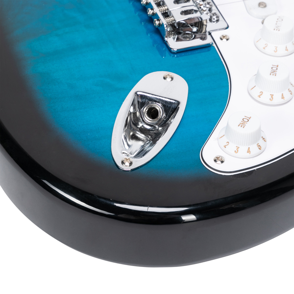 【AM不售卖】Glarry GST 单-单-单拾音器 玫瑰木指板椴木琴身 化蓝色 ST电吉他+音箱套装-21