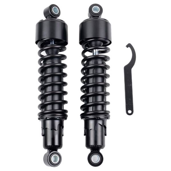 弹簧减震 Black Rear Shocks 11.75" for Harley Sportster FXR Super Glide Iron XL 883 1200-2