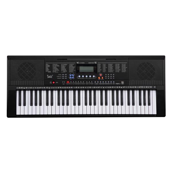 【AM不售卖】GEP-105 61键亮灯跟弹键盘多功能 黑色 S101 电子琴-4