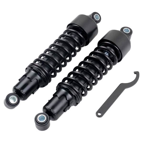 弹簧减震 Black Rear Shocks 11.75" for Harley Sportster FXR Super Glide Iron XL 883 1200-3