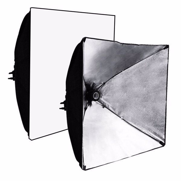 欧规 PK018 85W 长方形 带柔光伞和柔光箱加改良布和背景支架 摄影套装-3