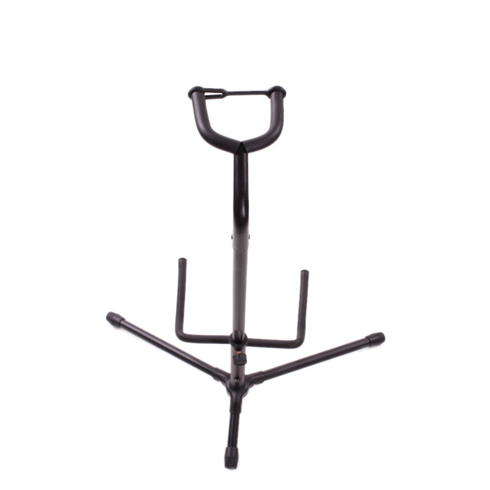 【Do Not Sell on Amazon】Glarry Tubular Acoustic/Electric Bass Guitar Stand Holder Black