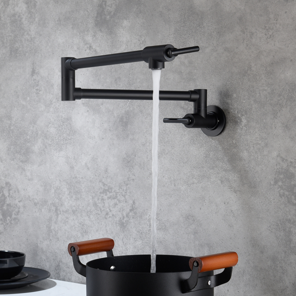 折叠龙头Folding faucet Pot Filler Faucet Wall Mount-6