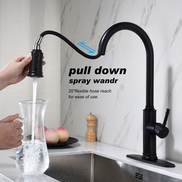 抽拉喷头厨房龙头Kitchen Faucet with Pull Out Spraye-6
