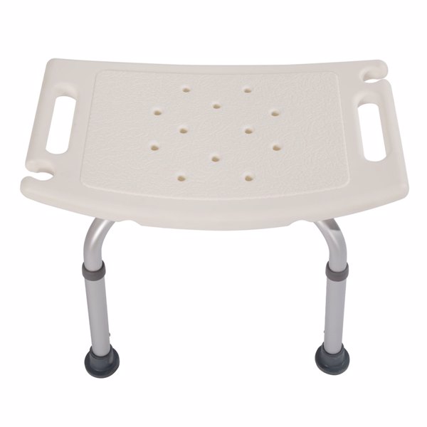 PE吹塑板铝管 方形座板 白色 洗澡椅 CST-3011-2