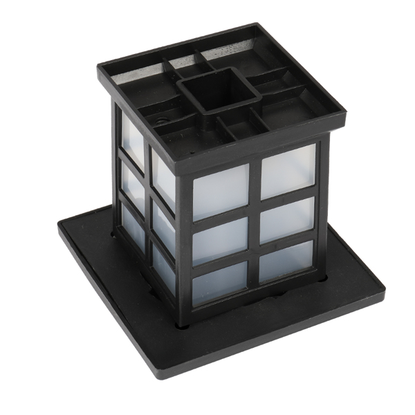 6pcs 黑色 草坪灯 37*9*9cm 塑料 带灯泡 600mA 宫灯 欧洲-22