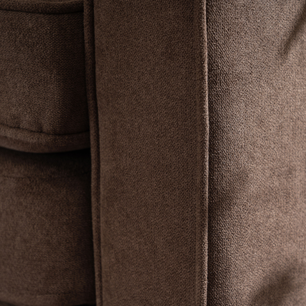  拆装 靠背拉点 双人沙发床 棕色 沙发床 简约北欧风格 148*74*81cm 实木 软包 N101 -64