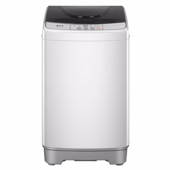 美规 XQB60-ZK6-A 13Lbs 洗衣机 110V 单桶 塑料 黑灰色透明盖板 全自动滚筒