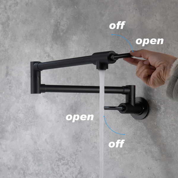 折叠龙头Folding faucet Pot Filler Faucet Wall Mount-4