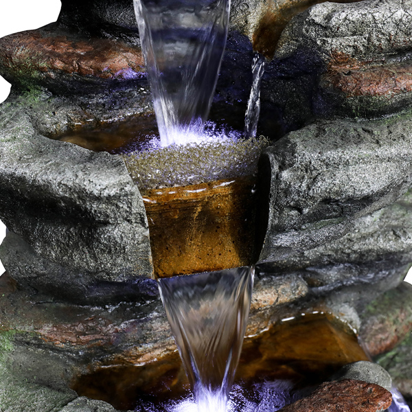 32.6英寸带LED灯的岩石喷泉【周末无法发货，谨慎下单】-8
