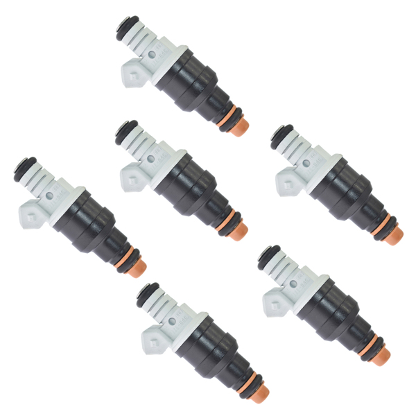 喷油嘴6Pcs Fuel Injectors for Ford 6 Cyl 3.8L 4.9L F1ZE-B4C-2