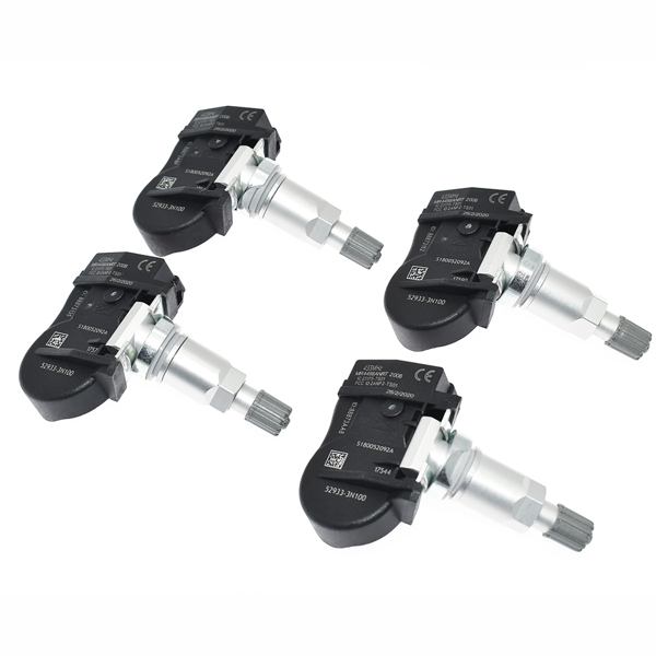 胎压传感器4 Pcs TPMS Tire Pressure Sensors 433MHz for Hyundai Kia 529333N100-1