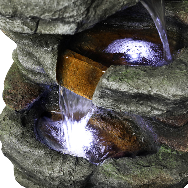 32.6英寸带LED灯的岩石喷泉【周末无法发货，谨慎下单】-10