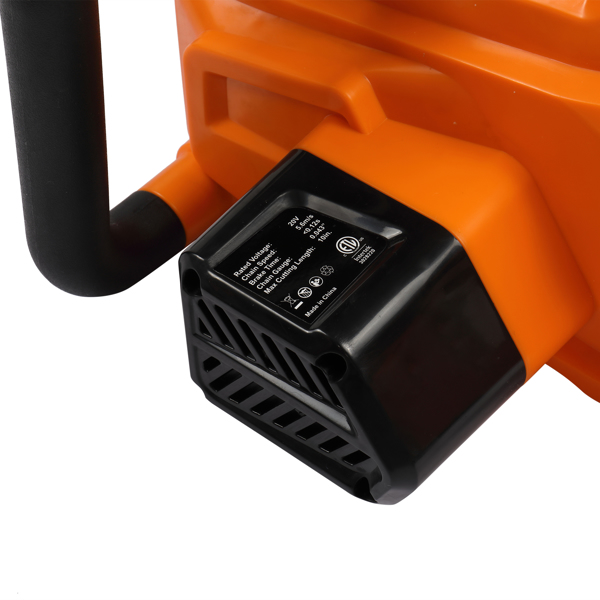 20V 10in 2.0AH 无线锂电带快充座充 电锯 橙色-12