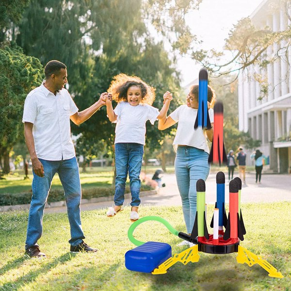 【沃尔玛禁售】火箭跳跃玩具 Rocket Launcher Toy for Kids - 6 Rockets Continuous Jump Air Rocket Launch Great for Outdoor Play-6