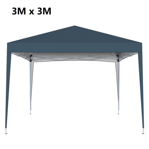 3x3M 弹出式速开凉棚 帐篷 210D 带防水涂层 + 收纳袋 蓝色-3