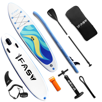 Inflatable Stand-Up Paddle Board 10\\' 5\\'\\' x 31.5\\'\\' x 6\\'\\', Outdoor Touring Surfing Board