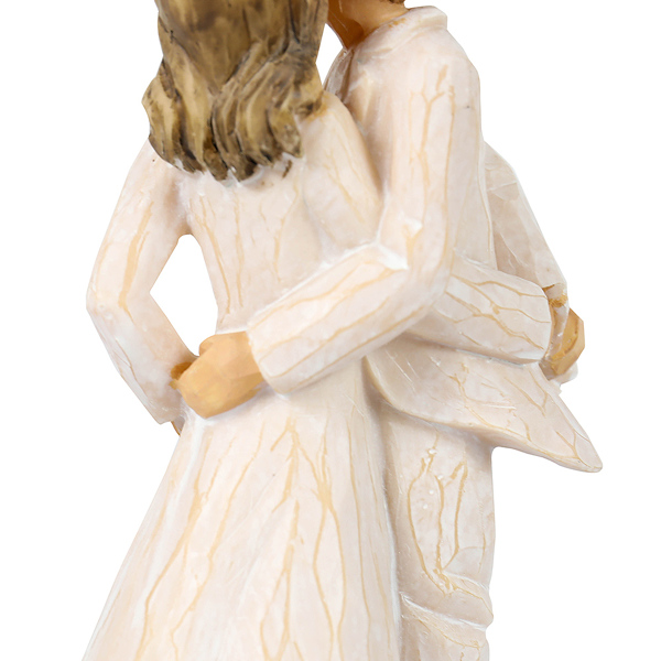 接吻情侣雕像雕塑手工雕刻小雕像，适合家庭办公室装饰-6