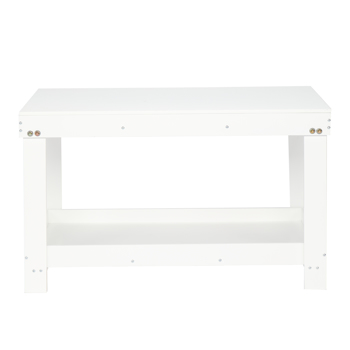 密度板 白色 带绿色积木板 儿童桌椅 82.6*43.2*49.5cm 两用 N101