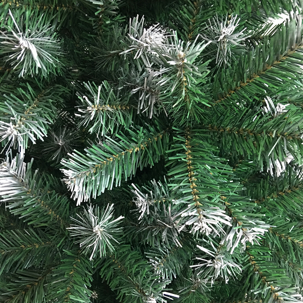 绿色喷白 6ft 650枝头 PVC材质 圣诞树 N001 欧洲-4