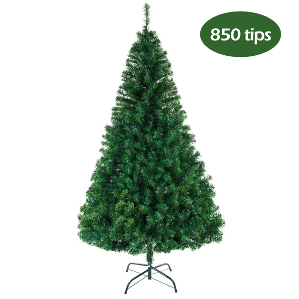 绿色 5.5ft 850枝头 PVC材质 圣诞树 欧规 N001-1