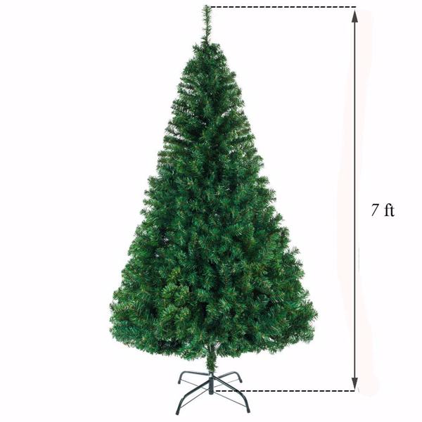 绿色 7ft 1100枝头 PVC材质 圣诞树 N001 欧洲-1